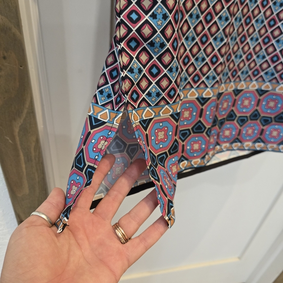 Urban Coco Boho Colorful Mini Tunic Dress - Picture 7 of 8